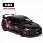1:32 Honda Civic Type-R 2017 Car Model Diecast Toy Vehicle Sound Light Doors