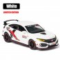 1:32 Honda Civic Type-R 2017 Car Model Diecast Toy Vehicle Sound Light Doors
