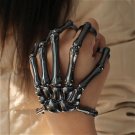 Skeleton Hand Bracelet and Rings Articulated Fashion Jewelry Punk Style Party