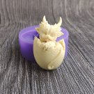Hatching Baby Dragon Silicone Mold Chocolate Cake Decor Baking Moulding Tool