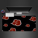 Naruto Red Clouds Design XXL Size Gaming Mouse Pad Large Computer Desk Mat Gamer Mousepad