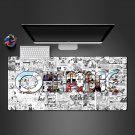 One Piece Manga Pages Design XL Size Gaming Mouse Pad Computer Desk Mat Gamer Mousepad