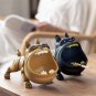 Bulldog Ceramic Ashtray Cartoon Dog Animal Shape Desktop Home Office Decor
