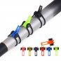 10 Piece Plastic Fishing Hook Secure Holder Attachable to Fishing Rods