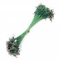 20 Piece Steel Wire Leader with Swivel Anti-bite Fishing Line 15-30cm