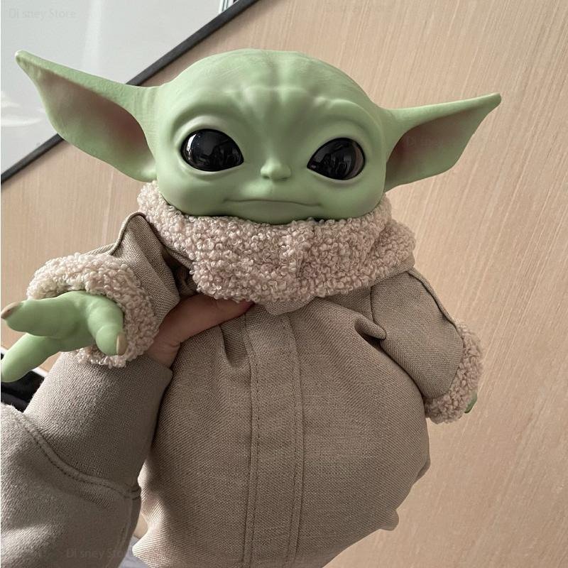 Star Wars Baby Yoda 28cm / 11 in. Plastic Stuffed Action Figure Toy Mandalorian Doll