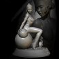 Star Wars Sexy Rebel Girl 75mm 1/24 Resin Model Kit DIY Assembly & Paint Action Figurine Toy
