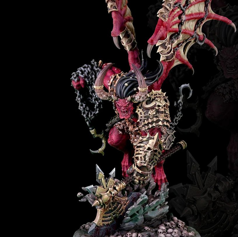 King of War Monster 260mm Resin Model Kit DIY Assembly & Paint Action Figurine Toy