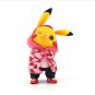 Cool Pikachu Camouflage Hoodie Pokemon Action Figure Tabletop Display Figurine Toy