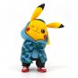 Cool Pikachu Camouflage Hoodie Pokemon Action Figure Tabletop Display Figurine Toy