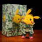 Cool Pikachu Camouflage Hoodie Pokemon Action Figure Tabletop Display Figurine Toy