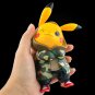 Cool Pikachu Camouflage Hoodie Pokemon Action Figure Tabletop Display Figurine Toy