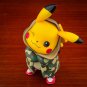 Cool Pikachu Camouflage Hoodie Pokemon Action Figure Tabletop Display Figurine Toy