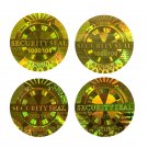 Warranty VOID Security Seal Stickers 100 Piece Set Holographic Unique Serial Number Label