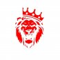 King Lion Plastic Waterproof Stickers Various Sizes & Colors Car, Motorcycle Decor Decals