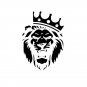 King Lion Plastic Waterproof Stickers Various Sizes & Colors Car, Motorcycle Decor Decals
