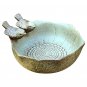 Ceramic Bird Feeder Bowl Garden Decoration, Table Ornaments