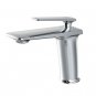 Brass Basin Faucet Hot and Cold Mixer Bathroom Sink Hardware Black/Silver/White/Gold Color