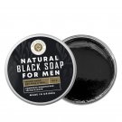 Natural black soap for men, 5.3 ounces