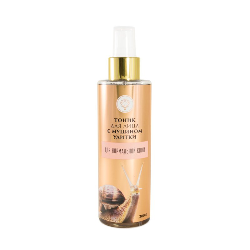 Facial toner with snail mucin for normal skin, 7 ounces