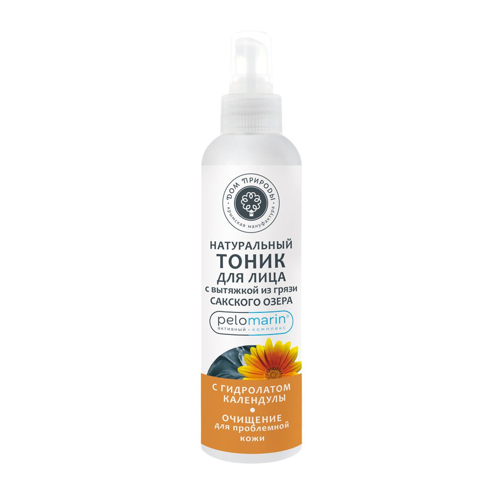 Natural face toner with extract from the mud of Saki Lake "Cleansing". 5.3 ounces