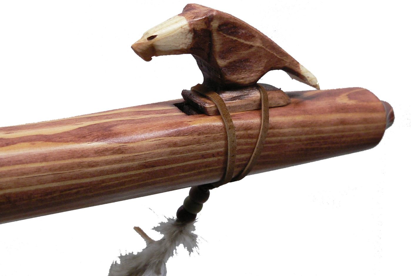 authentic-native-american-flute-in-key-of-a-eagle-walnut-finish