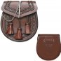 MAESTRO-BROWN LEATHER SPORRAN