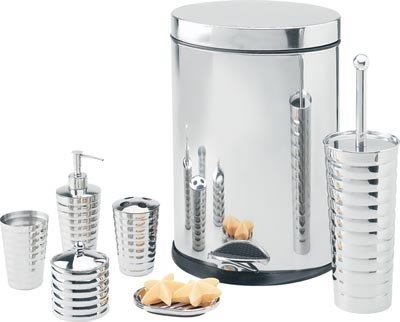 Wyndham House 7pc Stainless Steel Bathroom Set