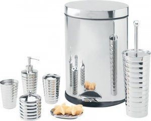 Wyndham House 7pc Stainless Steel Bathroom Set