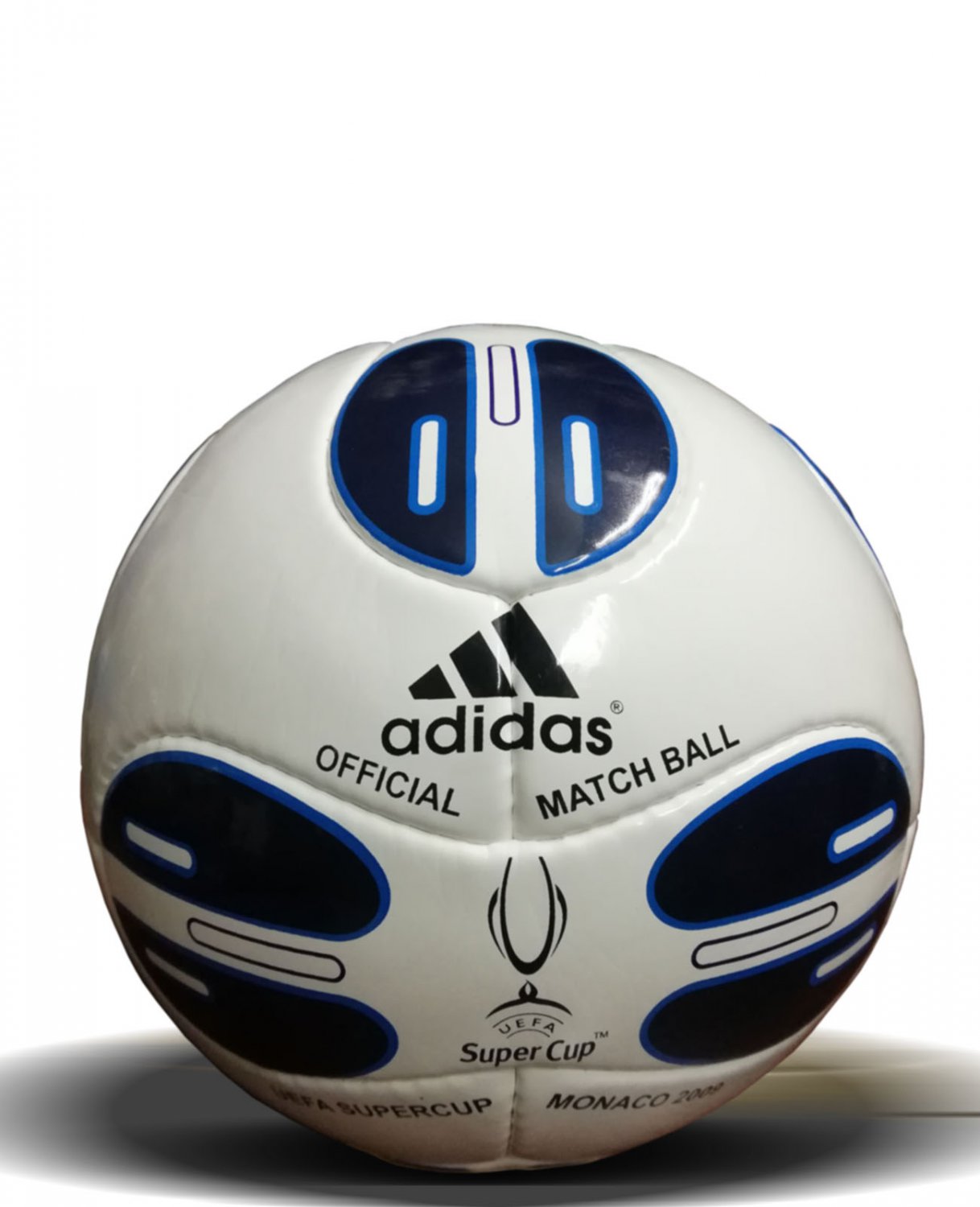 ADIDAS SUPER CUP SOCCER BALL | FIFA APPROVED MATCH BALL | EUFA MONACO 2009 |NO.5