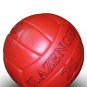 SLAZENGER 25 CHALLENGE MATCH BALL | RED CLASSIC LEATHER SOCCER BALL | WC 1966