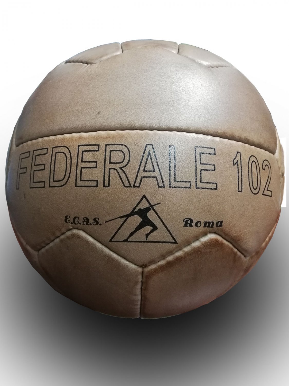 FEDERALE 102 ROMA | VINTAGE CLASSIC SOCCER | ANTIQUE LEATHER FOOTBALL | NO. 5