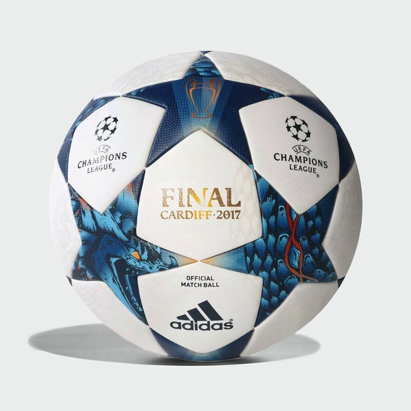 ADIDAS UEFA CHAMPIONS LEAGUE FINALE CARDIFF OFFICIAL SOCCER MATCH BALL 2017