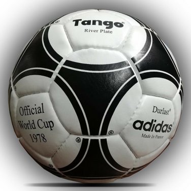 ADIDAS DURLAST &Acirc;&reg; 1978 | TANGO RIVER PLATE BALL | OFFICIAL WORLD CUP SOCCER 1978