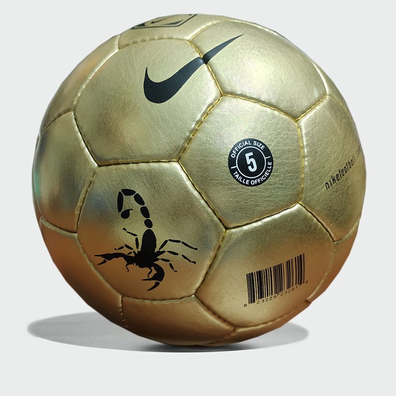 Rare Gold Chrome Scorpion Football Official Soccer Match Ball |