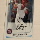 Bryce Harper 2011 Bowman Chrome Rookie Card