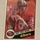 Joe Montana 1984 Topps Football Card