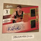 Kevin Huerter 2018-19 Absolute TOTT Autograph Relic Card 144/149