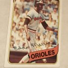 Eddie Murray 1980 Topps Card