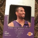 Kobe Bryant 2003-04 Upper Deck Honor Roll SS Tributes Insert Card