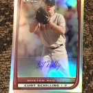 Curt Schilling 2008 Bowman Chrome Refractor Card