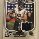 Drew Brees 2006 Topps DPP Upperclassmen Relic Card