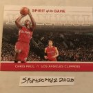 Chris Paul 2012-13 Panini Spirit Of The Game Insert Card