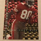 Jerry Rice 1995 Fleer Gridiron Leader Insert Card