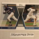 H.Aaron/J.Bautista 2011 Topps Diamond Duos Insert Card