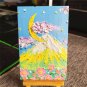 oil painting postcard freebie