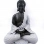 Handmade Buddha Idol Meditating Sculpture Resin Statue Art Home Decor Feng