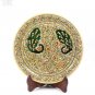 Handmade Antique Marble Plate Painting Miniture Floral Inlay Home Decor Stone