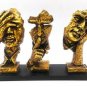 Handmade Modern Human Faces Thinker Statue Sculpture Home Office Desk Decor Gift