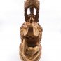 Wooden Hand Carved Ambabari Palanquin Elephant Statue Beautiful Sculpture Art